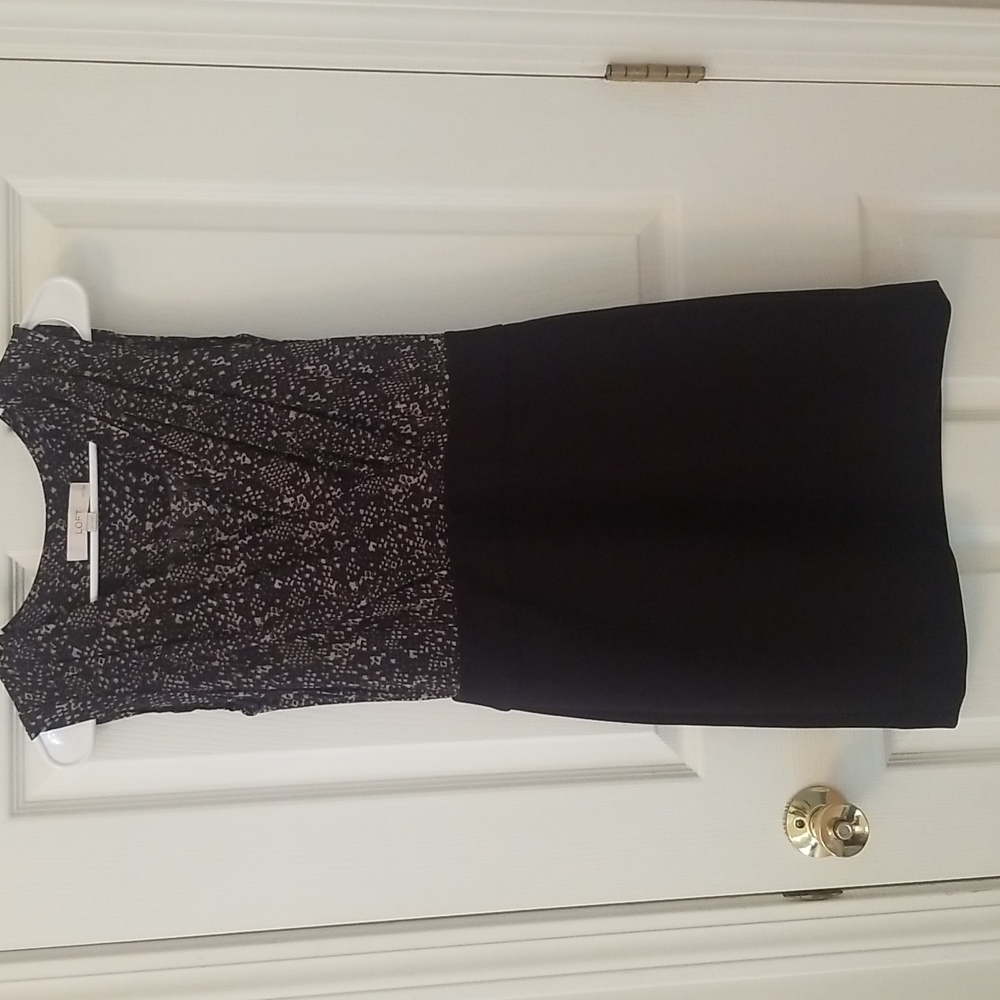 *Petite* Snakeskin pattern dress by Ann Taylor Loft Size 0P